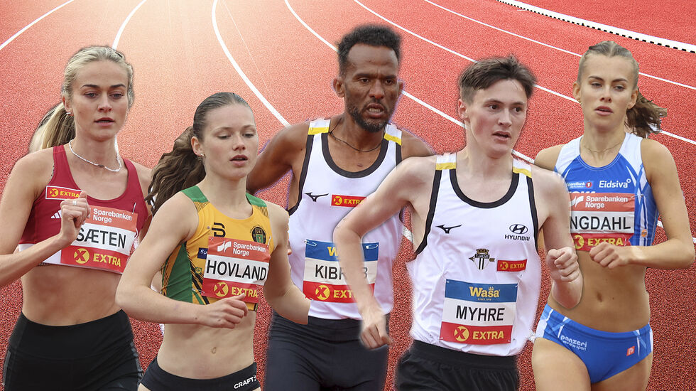Amalie Sæten, Marte Hovland, Awet Nftalem Kibrab, Magnus Tuv Myhre og Selma Løchen Engdahl gjorde alle gode løp i Belgia i helgen. (Foto fra årets NM: Arne Dag Myking)