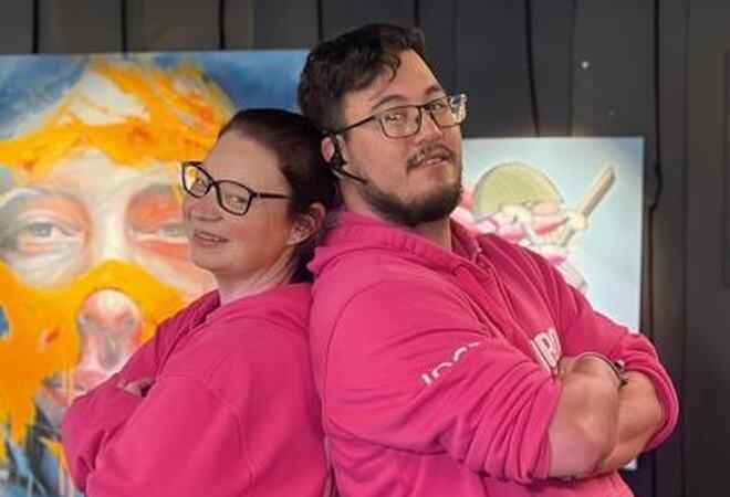 To personer fra organisasjonen URO