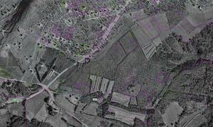 Flyfoto, Alta sentrum 1957
