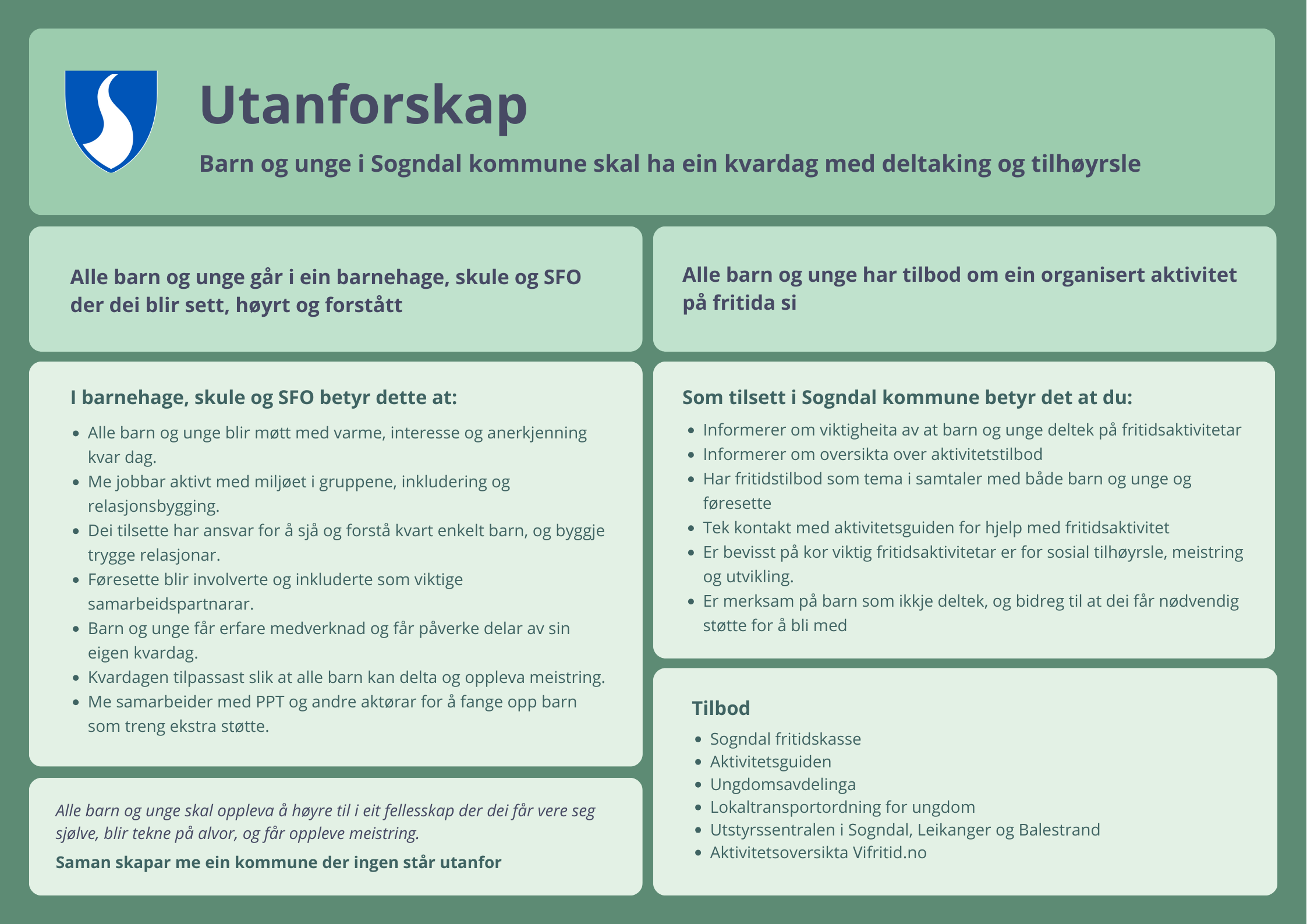 Utanforskap plakat PNG