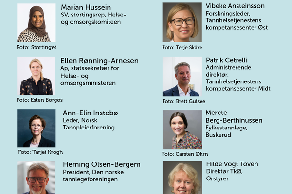 Deltakere til debatt 13 august