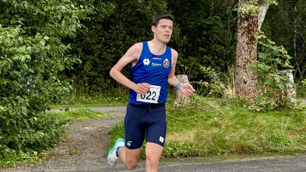 Arne Kalland-Olsen vant 10 km. Haugesunderen har gjort ålesunder av seg, etter noen år i Bergen. Foto: Helge Fuglseth