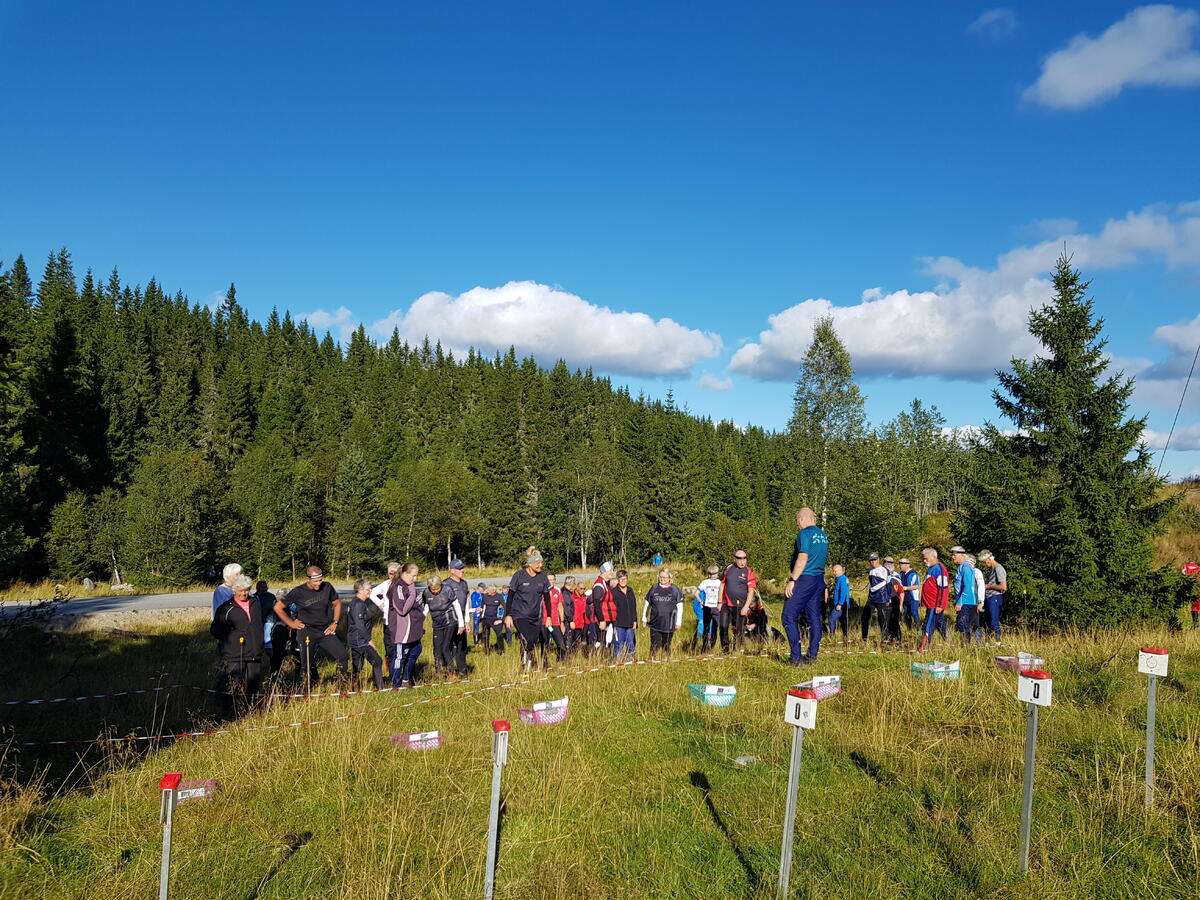 Spente løpere før start