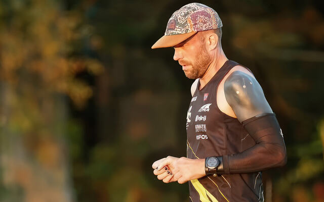 Jon Asphjell løp 800 kilometer og ble nummer to under Viadal Ultra i Skåne. (Foto: privat)