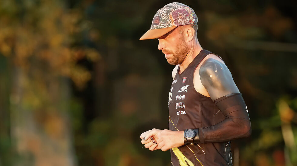 Jon Asphjell løp 800 kilometer og ble nummer to under Viadal Ultra i Skåne. (Foto: privat)