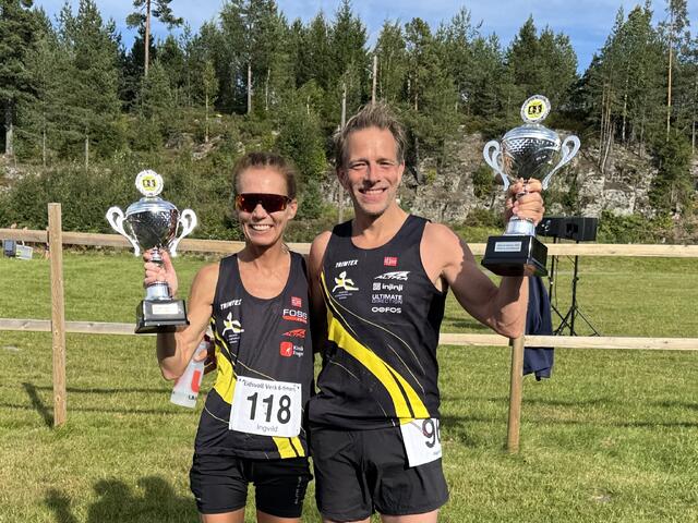 Ingvild Aurdal og Harald Bjerke - begge fra Romerike Ultraløperklubb.