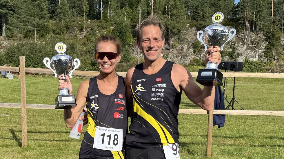 Ingvild Aurdal og Harald Bjerke - begge fra Romerike Ultraløperklubb.