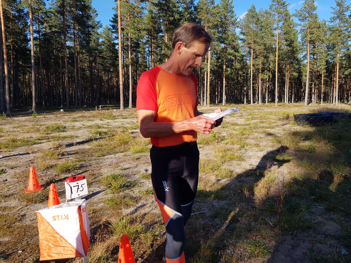 Rolf Bakken etter målgang