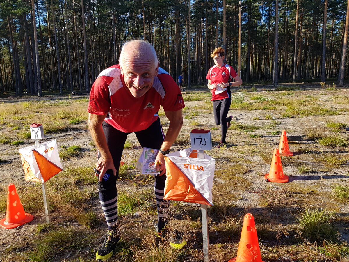 Litt sliten Arne Arnesen i mål