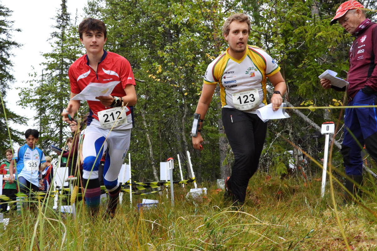 William Mitchell Iversen og Gaute Linaas ut fra start