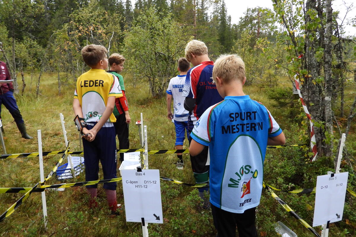 Spente løpere på start
