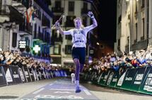Sylvia Nordskar inn til 2. plass i Chamonix fredag kveld. (Foto: arrangøren)
