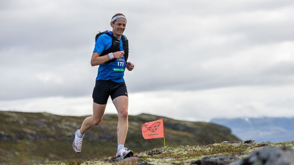 Jan Tore Tellefsen ble en klar vinner av maraton. (Foto: Sylvain Cavatz)
