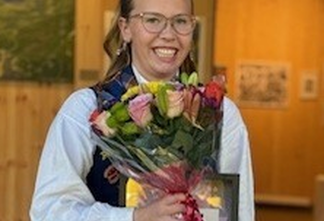 Nora Johansen, vinner av ungdomsprisen 2025