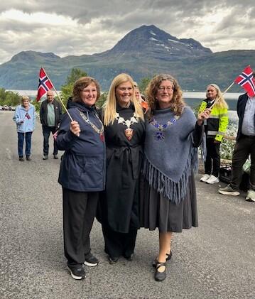 Foto av ordførere og fylkesordfører