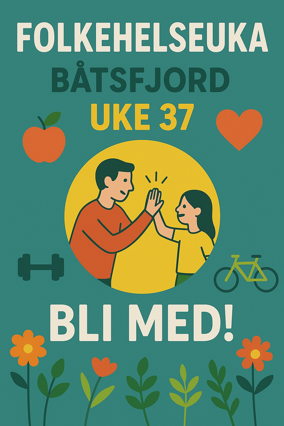 På bilde: Plakat for Folkehelseuka.
