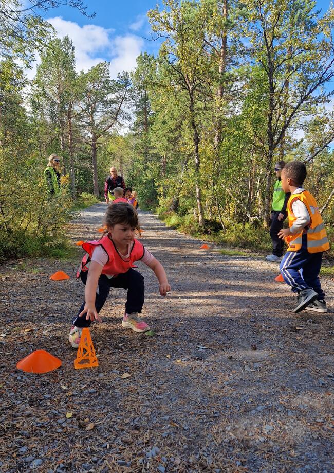 Friluftsdag for førskolebarn ved Skogvannet