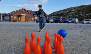 Bowling på "Turmat fra hele verden-dagen".