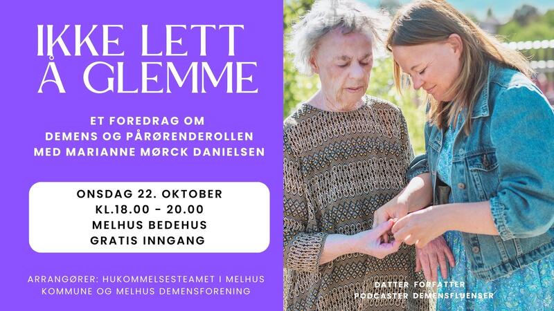 Plakat om foredrag
