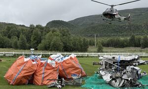 vrakdeler fra flyet