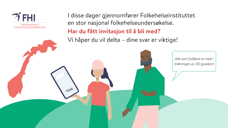 Folkehelseinstituttet inviterer til undersøkelse