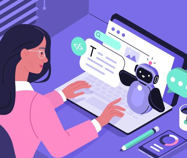 Kunstig intelligens forandrer ledelse i rekordfart – de som venter, risikerer å bli ledet av utviklingen i stedet for å lede den. (Illustrasjon: Istock.com)