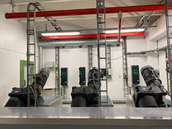 Inntaket for avløpsvannet.