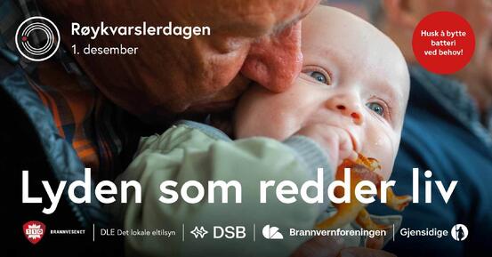 Røykvarslerdagen 1 desember, hvert år.