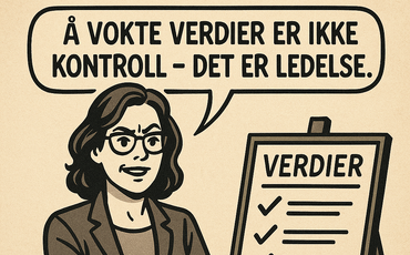 Verdier blir først virksomme når de vises i beslutninger, prioriteringer og handling i lederhverdagen, ikke bare i strategidokumentene. Verdier blir først virksomme når de vises i beslutninger, prioriteringer og handling i lederhverdagen, ikke bare i strategidokumentene.