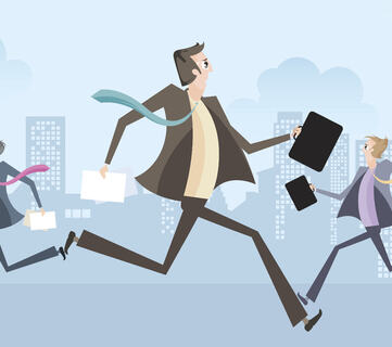 Du kan være strategisk på jobb, og likevel la livet styres av det som haster. Denne saken gir deg sju spørsmål som skjerper kompasset, og et beslutningsfilter som gjør endring mulig i hverdagen. (Illustrasjon: Istock.com)