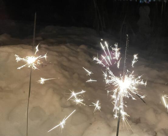 Stjerneskudd som brenner