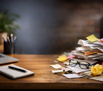 En ryddig arbeidsflate er ikke et mål i seg selv, men et grep for å beskytte lederens fokus og beslutningskraft.