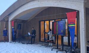 Folk, barn, voksne, sang, taler, kulturgammen