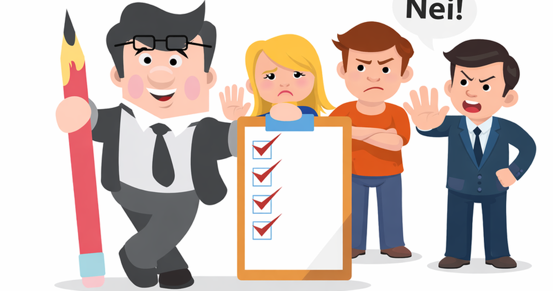 Når ledere er tydelige og rettferdige i vanskelige tildelinger, skaper det mer eierskap enn både belønning og press. (Illustrasjon: Istock.com)