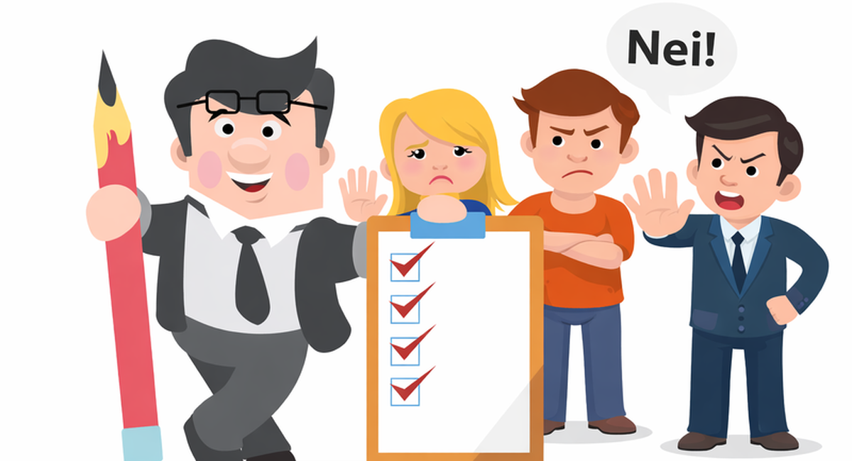 Når ledere er tydelige og rettferdige i vanskelige tildelinger, skaper det mer eierskap enn både belønning og press. (Illustrasjon: Istock.com)