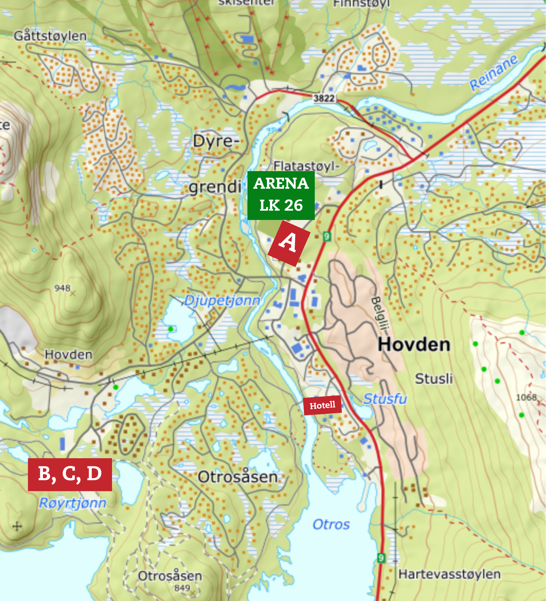 Oversikt over campingplasser LK 2026