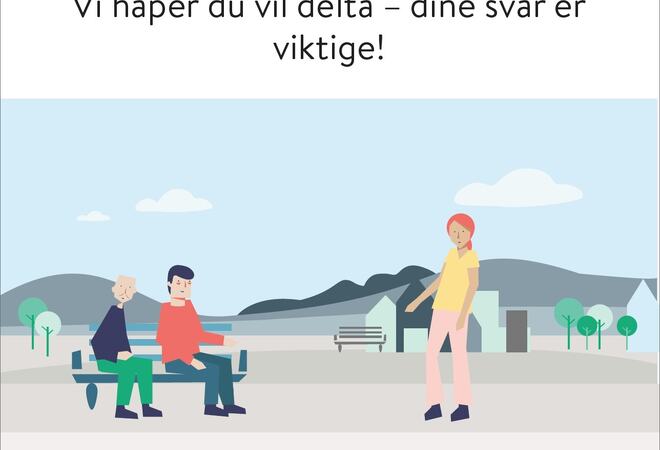 Plakat om Folkehelseundersøkelsen fra FHI og Fylkeskommunen Plakat om Folkehelseundersøkelsen fra FHI og Fylkeskommunen