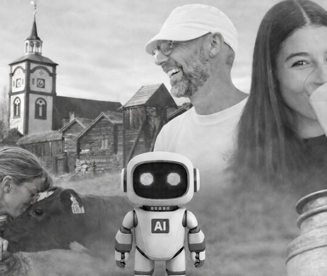 Når AI kan produsere uendelig med innhold, blir menneskelig identitet, kultur og ekte historier stadig viktigere for å skape tillit. (Illustrasjon: Ingar Næss/KI) Når AI kan produsere uendelig med innhold, blir menneskelig identitet, kultur og ekte historier stadig viktigere for å skape tillit. (Illustrasjon: Ingar Næss/KI)