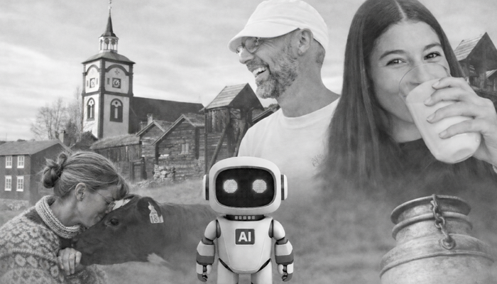 Når AI kan produsere uendelig med innhold, blir menneskelig identitet, kultur og ekte historier stadig viktigere for å skape tillit. (Illustrasjon: Ingar Næss/KI) Når AI kan produsere uendelig med innhold, blir menneskelig identitet, kultur og ekte historier stadig viktigere for å skape tillit. (Illustrasjon: Ingar Næss/KI)