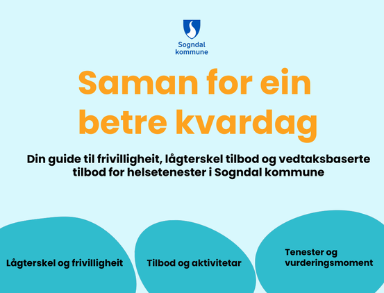 Framsida på tensteguiden "Saman for ein betre kvardag"