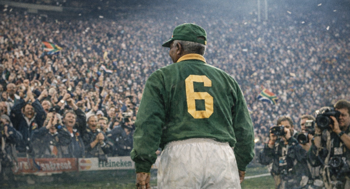 Mandela tok på seg drakten ingen forventet, og viste hva ekte representasjon i ledelse faktisk betyr. (Foto: Ingar Næss, KI)