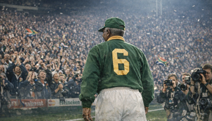 Mandela tok på seg drakten ingen forventet, og viste hva ekte representasjon i ledelse faktisk betyr. (Foto: Ingar Næss, KI)