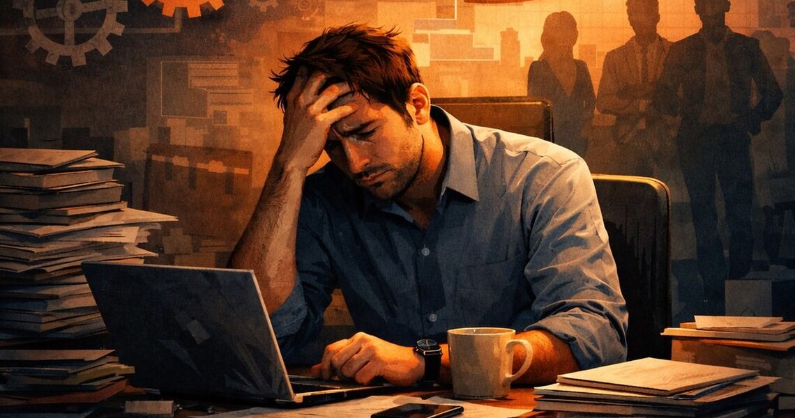 Utbrenthet starter sjelden med for mye arbeid – men med for mye uklarhet, ansvar uten myndighet og systemer som gjør det unødvendig krevende å lykkes.