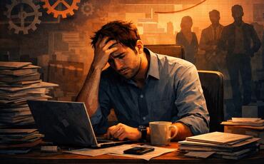 Utbrenthet starter sjelden med for mye arbeid – men med for mye uklarhet, ansvar uten myndighet og systemer som gjør det unødvendig krevende å lykkes. Utbrenthet starter sjelden med for mye arbeid – men med for mye uklarhet, ansvar uten myndighet og systemer som gjør det unødvendig krevende å lykkes.