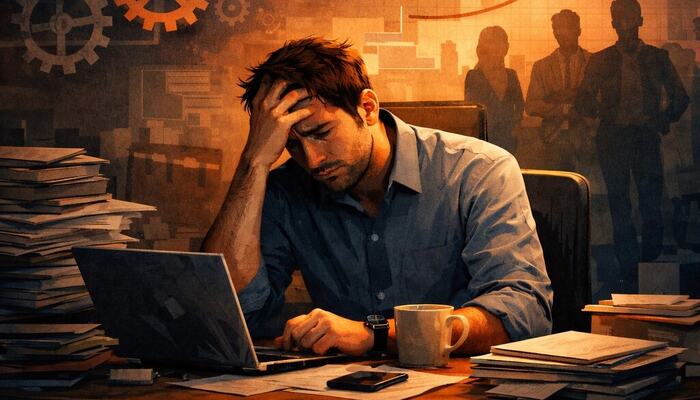 Utbrenthet starter sjelden med for mye arbeid – men med for mye uklarhet, ansvar uten myndighet og systemer som gjør det unødvendig krevende å lykkes.