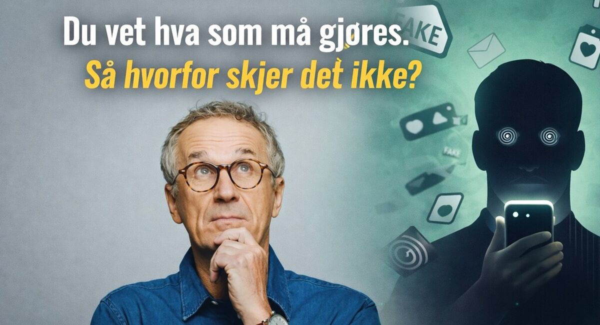 Endringer feiler i hverdagen. Det er vanene dine som avgjør om noe faktisk skjer. (Foto: istock.com)