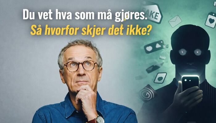 Endringer feiler i hverdagen. Det er vanene dine som avgjør om noe faktisk skjer. (Foto: istock.com)