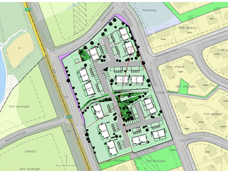 kartutsnitt over området