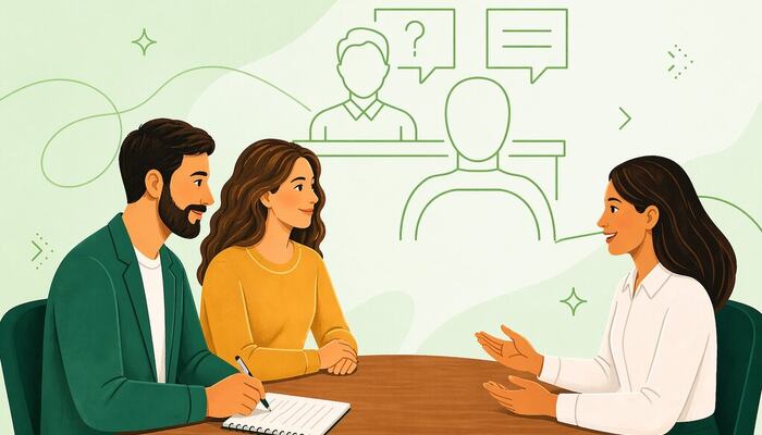 I et lederintervju vurderes du ikke bare på svarene dine – men på hvordan du stiller spørsmål og hva det avslører om din lederforståelse. (illustrasjon: istock.com)