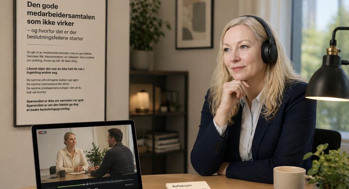 Bonnie V. R. Doktor: Det avgjørende er ikke hva som blir sagt i samtalen, men hva du som leder faktisk gjør etterpå. (Foto: privat)